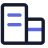 Icon Outline Blue Company About